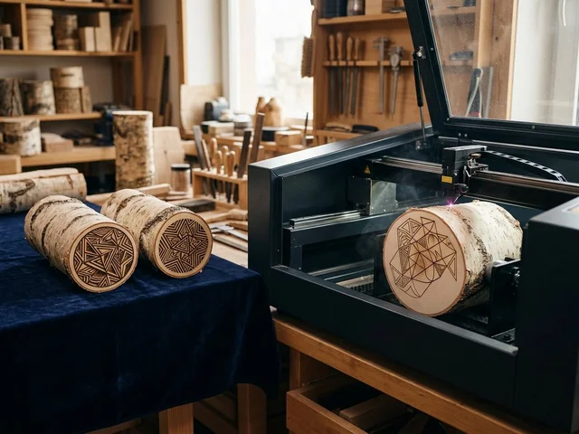 Изготовление сувенирных поленьев с гравировкой в Одинцове